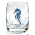 thumbnail image 2 of Handmade Sea Creature Glass Cups, Artisan-Crafted Sea Animal Drinking Glasses, Food-Safe Lead-Free Coastal Drinkware, Unique Nautical Tabletop Decor for Beach House Living Room Kitchen, Haima, 2 of 8