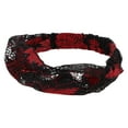 thumbnail image 5 of Unique Bargains 1 Pc Headband Breathable Maple Leaf Lace Hairband for Women Black, 5 of 5