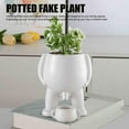 thumbnail image 3 of Ceramic Flower Pot,Innovative Little Man Pees Succulent Planter Pot Potted Plant Flowerpot Fleshy Flower Pots Decorative Planter Pot for Office Desktop Decoration, 3 of 7