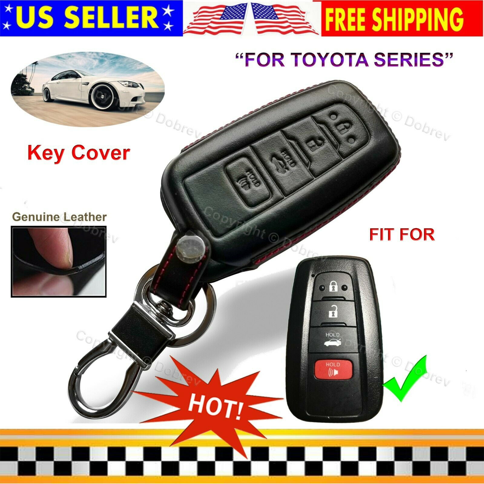 2 Keys Rubber Button Key Remote Control For Toyota Yaris Rav4 Corolla Mr2 C UR 