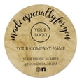 thumbnail image 1 of Printtoo Label Stickers for Small Business -50 RoundCustom Vinyl Waterproof Stickers -Personalized Labels for Handmade, Brand Stickers -Marble, 6x6 Inches, 1 of 6