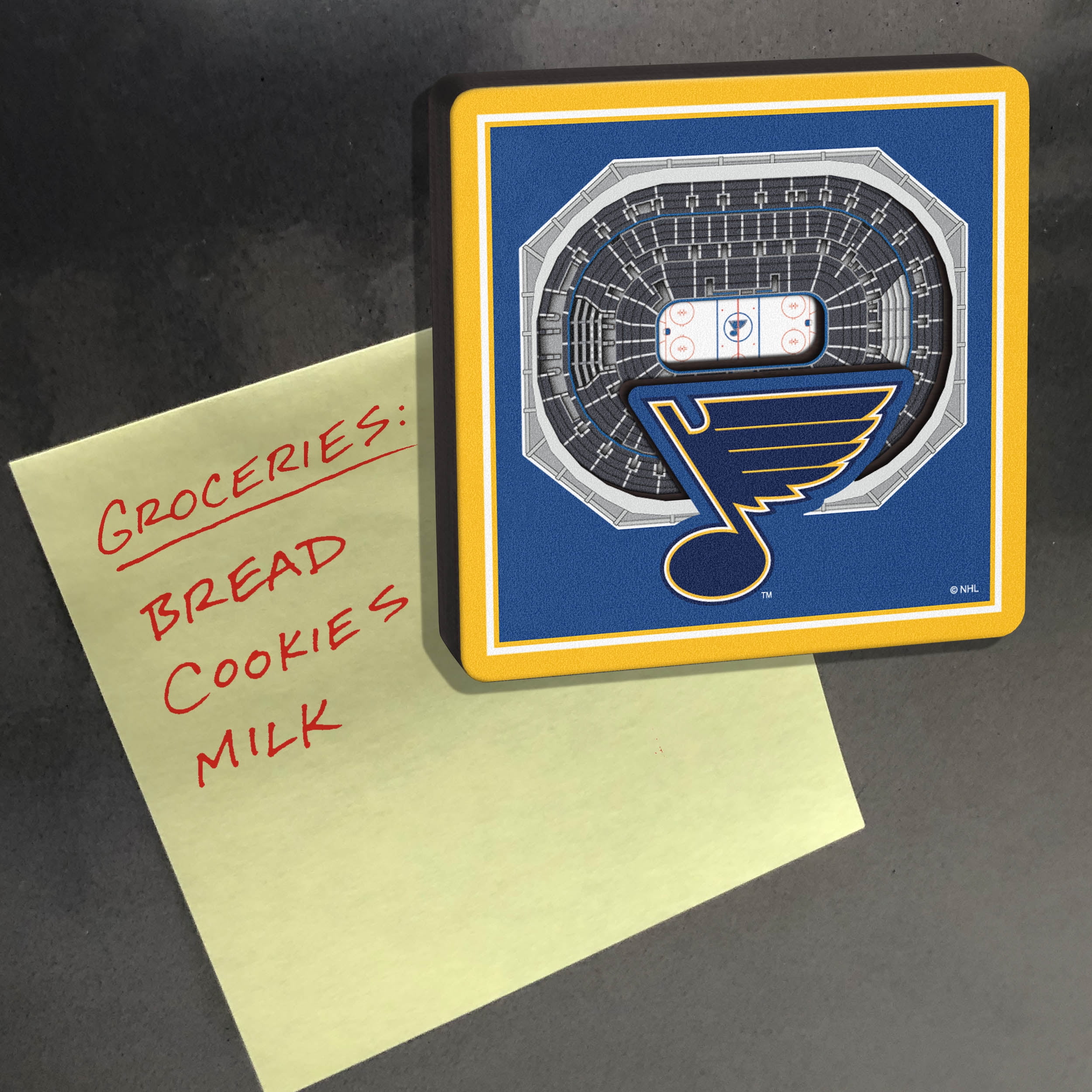 YouTheFan NHL St. Louis Blues 3D StadiumView Magnet
