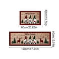 thumbnail image 3 of Twfbrm Christmas Kitchen Rugs and Mats for Floor, Merry Christmas Kitchen Rugs Sets of 2, Memory Foam Kitchen Mats for Floor, Washable Microfiber Christmas Kitchen Carpet Decor 16x24in+16x48in, 3 of 8