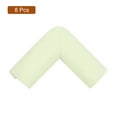 thumbnail image 3 of Table Corner Protectors, 8 Pack 55x24x8mm - Rubber Foam Furniture Table Desk Edge Cover Pads Protectors (White), 3 of 6