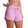 thumbnail image 2 of CRZ YOGA Board Shorts for Women 3'' High Waisted Beach Swimwear Bottoms Bathing Trunks with Liner, 2 of 3