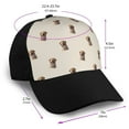 thumbnail image 2 of Naloa Labrador Retriever Dog Adult adjustable Print Baseball Hat, Patchwork curved brim baseball capfor Men and Women, One Size, 2 of 5