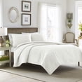 thumbnail image 2 of Laura Ashley  Felicity Soft Grey Cotton 3-piece Quilt Set, 2 of 2