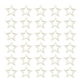thumbnail image 4 of Estrella hueca de madera cruda - Adornos de madera - Paneles colgantes decorativos versátiles 30 piezas de 4 cm, 4 of 9