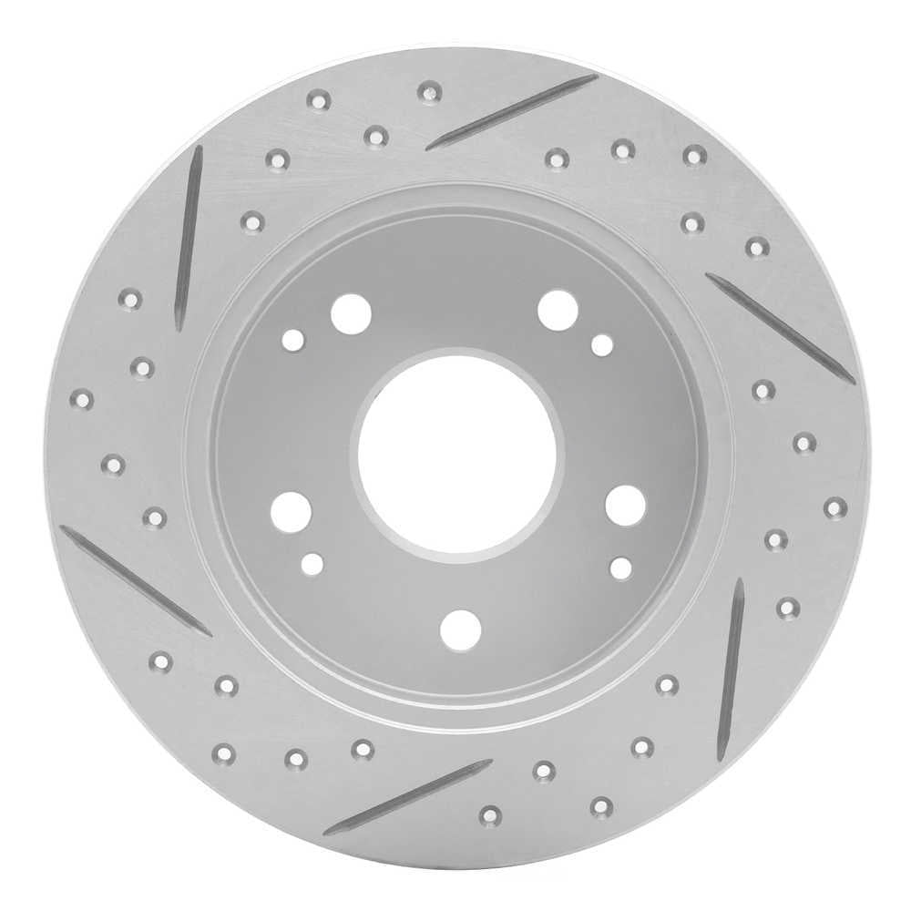Dynamic Friction Company 830-59026R DFC Geoperformance Rotor - Drilled and Slotted