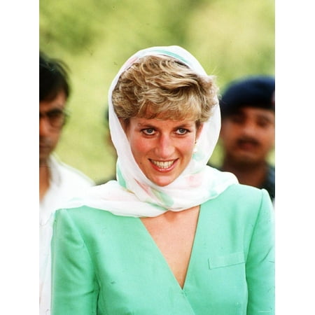 Princess of Wales on Her Tour of Pakistan September 1991 Print Wall