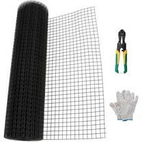 HOSTIC 36 Inch x 50 Feet 1 Inch Mesh Hardware Cloth Fencing Net 16 Gauge Welded Wire Fence for Planting Breeding Home Garden