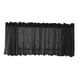 thumbnail image 5 of Cortina transparente, cortina de cocina, cortina bistró, cortina corta, ojal Cenefa-Negro-130x41cm Zulema Niveles de ventana de encaje bordado, 5 of 8