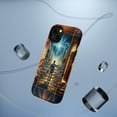 thumbnail image 5 of DistinctInk MagSafe Tough Case for Apple iPhone 15 Plus (6.7" Screen) - The Power of Asking, Seeking, and Knocking - Slim Profile Design, 5 of 6