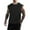 Black, variant on Men's Striped Tank Top Elastic Breathable Muscle Tank Top Crew Neck Sleeveless Undershirt