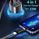 thumbnail image 5 of Cargador de coche AGEMANY 78 W de carga rápida USB C para iPhone 16 Android, 5 of 9