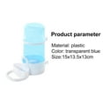 thumbnail image 7 of Pet Feeder Automatic,Bird Hamster Small Animal Feeder, Automatic Feeding Device Dispenser for Hamster Bird Pigeon Parrots Mini Hedgehog with Holder (5.91" x 5.31" x 3.15), 7 of 7