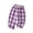 Purple@GC@, variant on CONROSES Kids Boys Casual Pants Wide Leg Pant for Child Plaid Elastic Waist Drawstring Cozy Jogger Trousers with Pockets