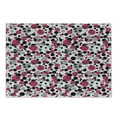 thumbnail image 1 of Pink and Grey Cutting Board, Bubbles Circle Dots Retro Style Abstract Round Grungy Nostalgic Image, Decorative Tempered Glass Cutting and Serving Board, Small Size, Grey Pink Black, by Ambesonne, 1 of 1