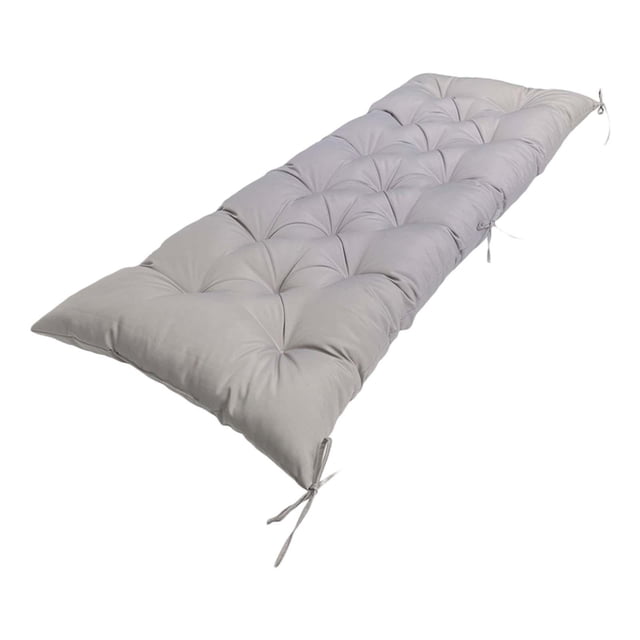 Cojín para banco Perfecl Cojín para asiento reclinable 100x50x8cm Gris claro