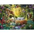 thumbnail image 2 of Ravensburger Tranquil Tigers Puzzle, 2 of 2