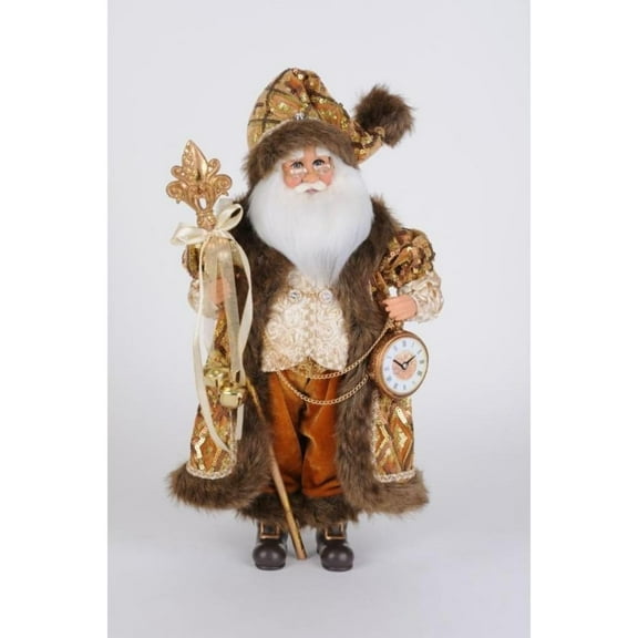 Karen Didion Golden Age Santa Figurine Polyresin
