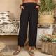 thumbnail image 1 of Pantalones casuales de algodón de lino Pantalones sueltos de verano para mujer Estilo bohemio Ropa diaria FLhrweasw Nuevo, 1 of 7