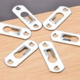 thumbnail image 2 of 40 Pcs Mending Plate Bedframe Reinforcement Flat Straight Brackets Iron Repair Plate Pendant Fixed Plate, 2 of 6