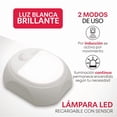 thumbnail image 4 of Lámpara LED de Pared con Sensor COB 120 lm Recargable Base Magnética Luz 3PZ, 4 of 5