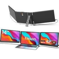 Tlscon Laptop Screen Extender Portable Monitor, 14" 1080P IPS Screen, Monitor Extender for Laptop, Fit for 13-17.3" Laptop, Plug & Play Compatiable with Windows/Mac/Chrome/Android/Switch