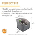 thumbnail image 3 of K&H Pet Products Bucket Booster Dog Car Seat Knockdown Gray/Gray Small, 3 of 10