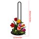 thumbnail image 3 of Soporte de Metal con Diseño Floral para Toallas de Papel: Soporte Decorativo para Rollos de Cocina con Diseño Resistente para Encimera, Ideal para Estilos Rústicos, Bohemios y Modernos., 3 of 7