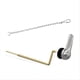 thumbnail image 1 of Toilet Handle Brass Lever Flush Replacement Kit Chain(Side Mount), 1 of 5