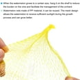 thumbnail image 5 of Watermelon Nets Hanging Melon Hammocks W Loop-Style Closures Reusable Fruit Net Bag for Garden, Yellow 11.81 Inch, 5 of 6