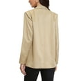 thumbnail image 3 of INSPIRE CHIC Business Casual Blazer for Women's Notch Lapel Long Sleeve Oversized Suit Jacket XS Khaki, 3 of 6