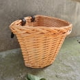thumbnail image 2 of Cesta de bicicleta para niños, cesta de almacenamiento de ratán, cesta para mascotas, cesta para bicicleta, cesta de ratán para bicicleta, 2 of 6