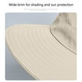 thumbnail image 5 of PEONAVET Wide Brim Fishing Hat,Sun Protection Bucket Hat ,Summer Sun Hat for Outdoor Fishing, Beach & Hiking, Paddling, Rowing, Kayaking（Khaki）, 5 of 7