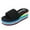 Black, variant on HNMKIU Womens Sandals High Beach Style Bath Women's Platform Slides Heel Fashion Comfortable for Women Summer Shoes Black,6