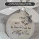 thumbnail image 5 of Colgante conmemorativo del árbol de navidad de la bola del ornamento de la ejecución de la pluma plástica de la bola de la decoración, hijo Advancent HA003103-06, 5 of 6