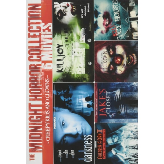 Creepy Kids & Clowns 6 Films Horror Collection DVD