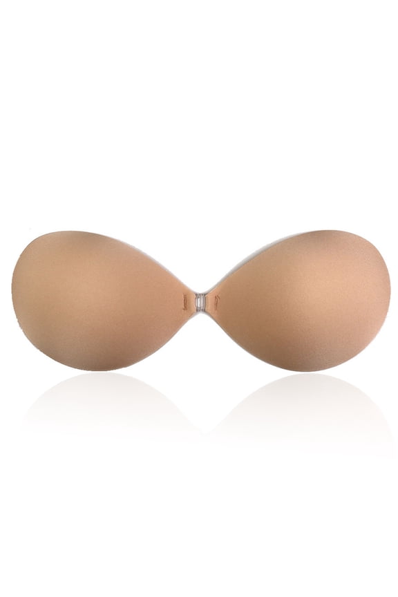 Strapless Sticky Bra Invisible Sticky Boobs Silicone Adhesive Bra Backless Pushup Lift Bra Cups Stick on Bra for Women