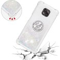 thumbnail image 5 of case for Motorola Moto G Power 2021 Case,Creativity Clear Quicksand Glitter Flowing Liquid Floating Soft TPU Case w/Stand Bling Diamond Sparkle Phone Cover for Motorola Moto G Power 2021  Colorful, 5 of 14