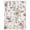 Gray White Brown, variant on Brown Grey Floral Spring Waterproof Fabric Shower Curtain,Watercolor Botanical Butterfly Waterproof Fabric Shower Curtain for Bathroom Curtains Bathtubs Shower Curtains with 12 Hooks Small 36x78in