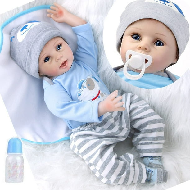 Hersh 22inch Reborn Dolls Silicone Baby boy Lifelike Girls