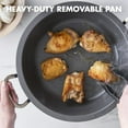 thumbnail image 4 of GreenPan Elite Essential Smart Electric 6QT Skillet Pot, Presets to Sear Saute Stir-Fry and Cook Rice, Healthy Ceramic Nonstick and Dishwasher Safe Parts, Easy-to-use LED Display, Graphite, 4 of 6
