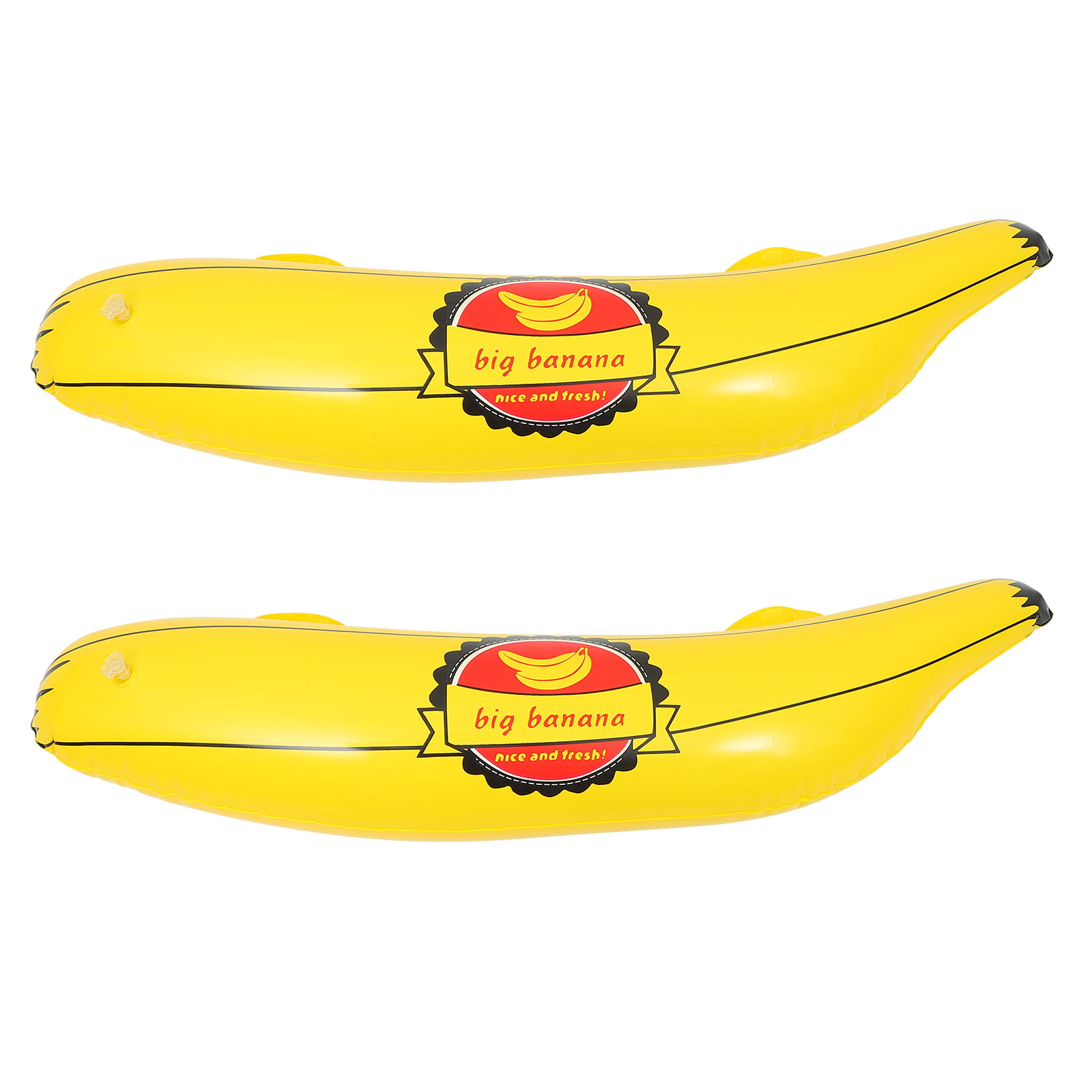 4 HUGE JUMBO SIZE INFLATE BANANA novelty blowup bananna inflatable toy new 28 IN 