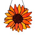 thumbnail image 4 of Colgante de ventana de girasol, regalo creativo para mamá, perchas, adorno, decoración de plantas para decoración de pared, hogar de abuela, mujer y Naranja rojizo, 4 of 8