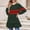 Army Green, variant on Abtuhar Women Long Sleeve Tops Print Round Neck Ruffled Detail Loose Full Length Soft Fabric Fall Shirts