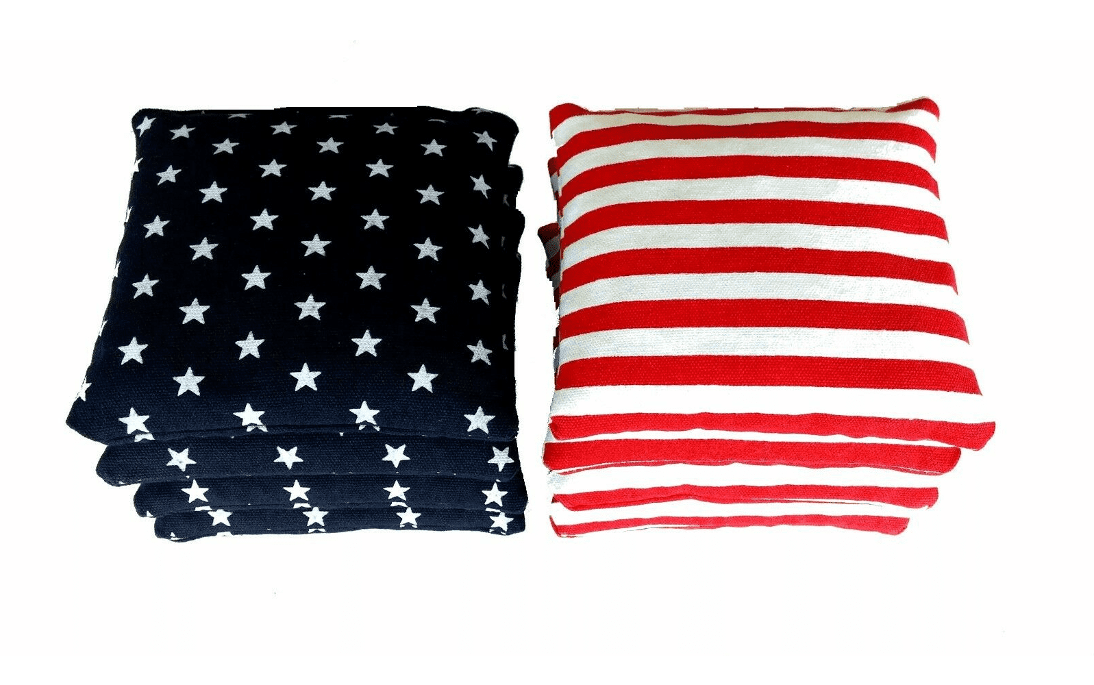All Weather Patriotic AMERICAN STARS Blue  Red Cornhole Bean Bags ACA Regulation 