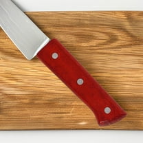 GOOHOCHY Brown Wooden Knife Handle Replacement for Chef Cutting Knives and Kitchen Tools 5.9 Inch