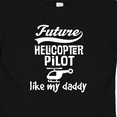 thumbnail image 4 of Inktastic Future Helicopter Pilot Like Daddy Boys Baby T-Shirt, 4 of 5